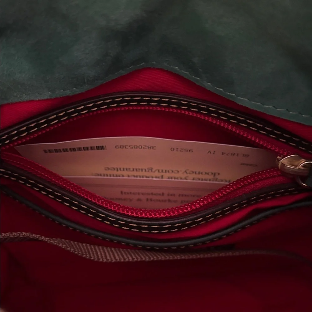 NWT Dooney & Bourke Florentine Micro Satchel in Ivy - Picture 4 of 8